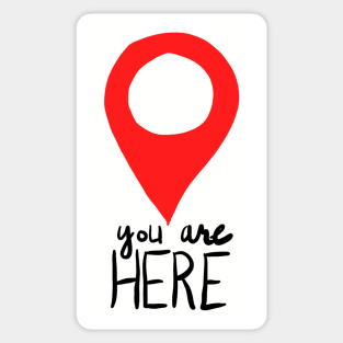 You Are Here Sticker